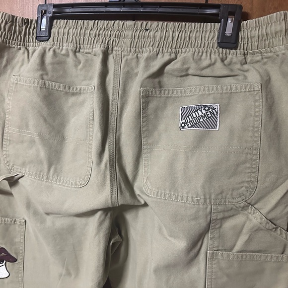 Beige Pants with Mushroom Patch - Picture 10 of 11